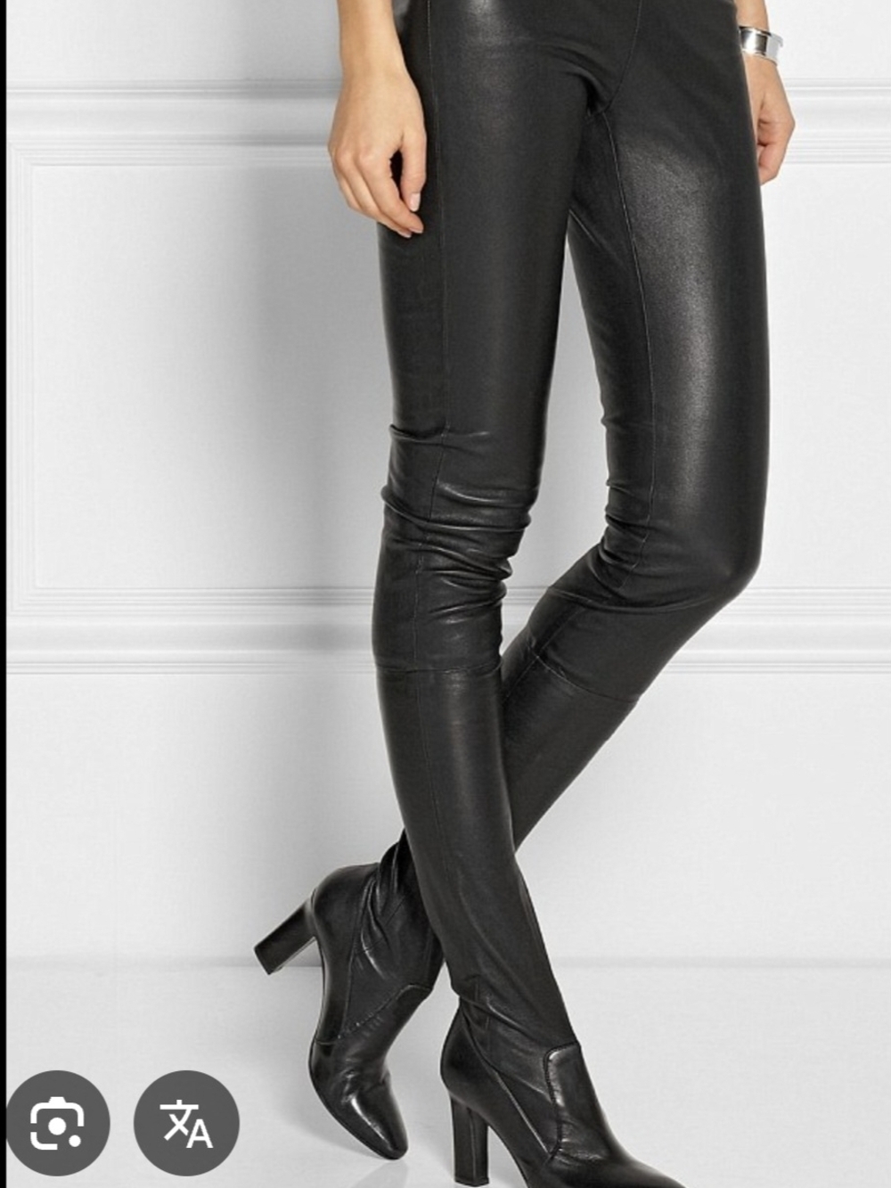 Tamara Mellon Black Stretch Nappa Sweet Revenge Leggin Boots Size US 6-6.5